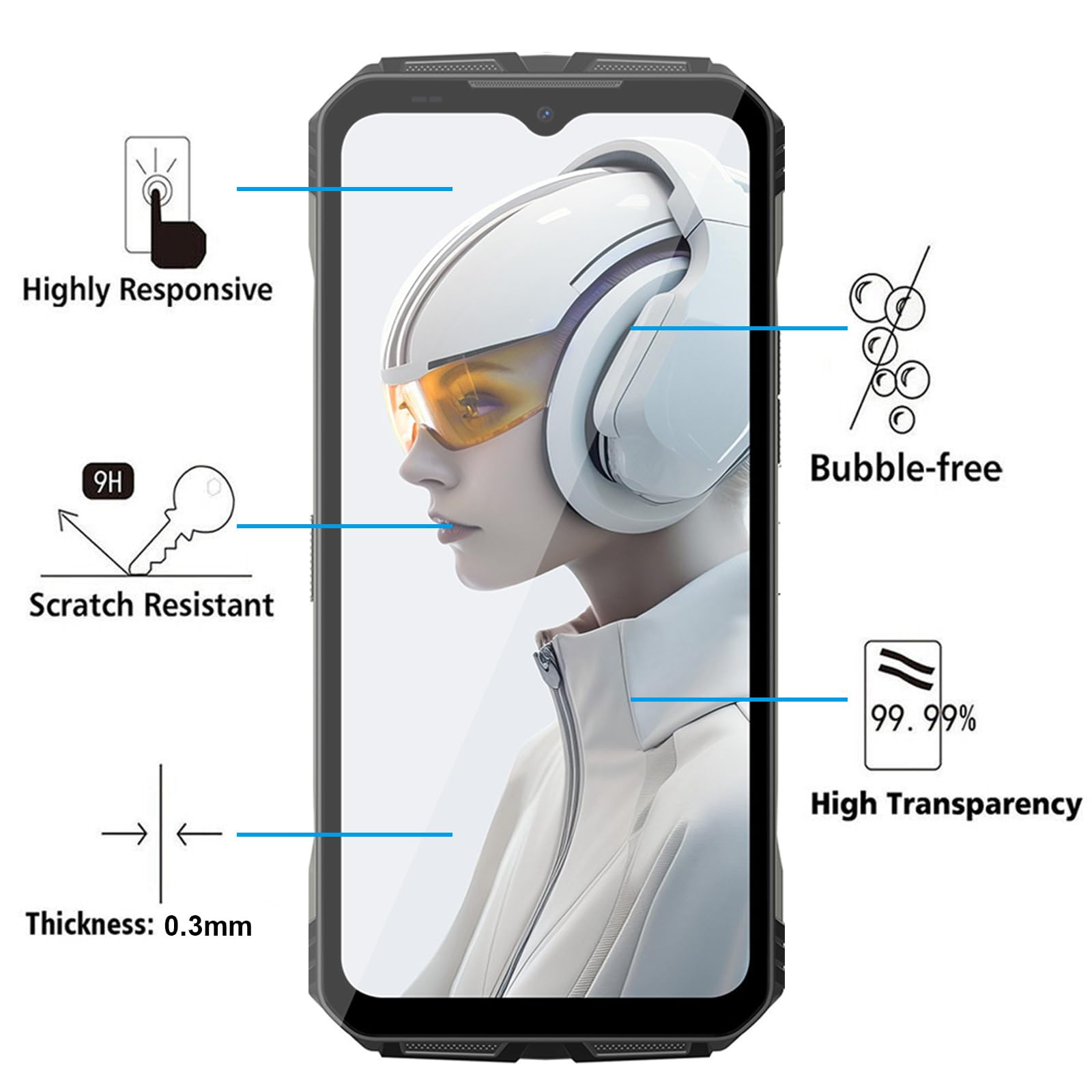 MEMELOKA Cover Per DOOGEE Vmax Plus/Vmax PRO 2024, Interno