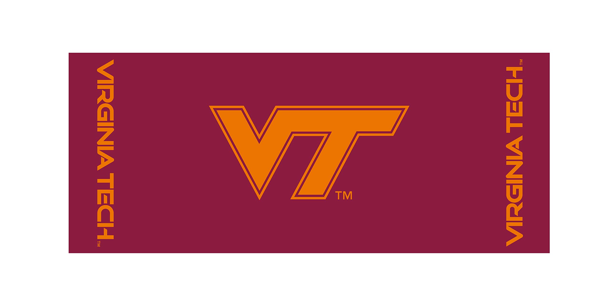 Collegiate Kwik-Covers Rectangle Plastic Table Covers, Bundle of 2 (Virginia Polytechnic Institute and State University, 8')