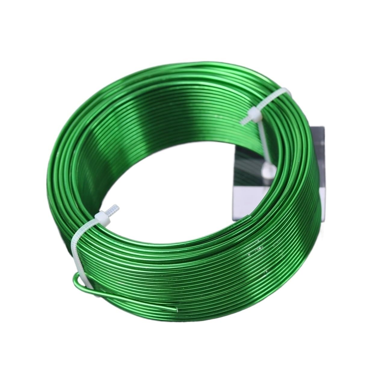 Aluminium-Basteldraht, Aluminium-Basteldraht, 250 g, 5 Stück, mehrfarbig, 1,0–3,0 mm, für Schmuckherstellung, DIY (25,1,0 mm (1 Rolle))