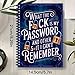 What The Fuck Is My Password and Other Shit I can't Remember-Password Keeper Book, Password Organizer Perfect for Personal and Family (Blue)