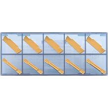 Carbide Grooving Inserts MGMN300-M for MGEHR/L and MGIVR/L Grooving Cut-Off Tool Holder, Installed with KOLORY, CVD Coating Metal Cutting, 10pcs