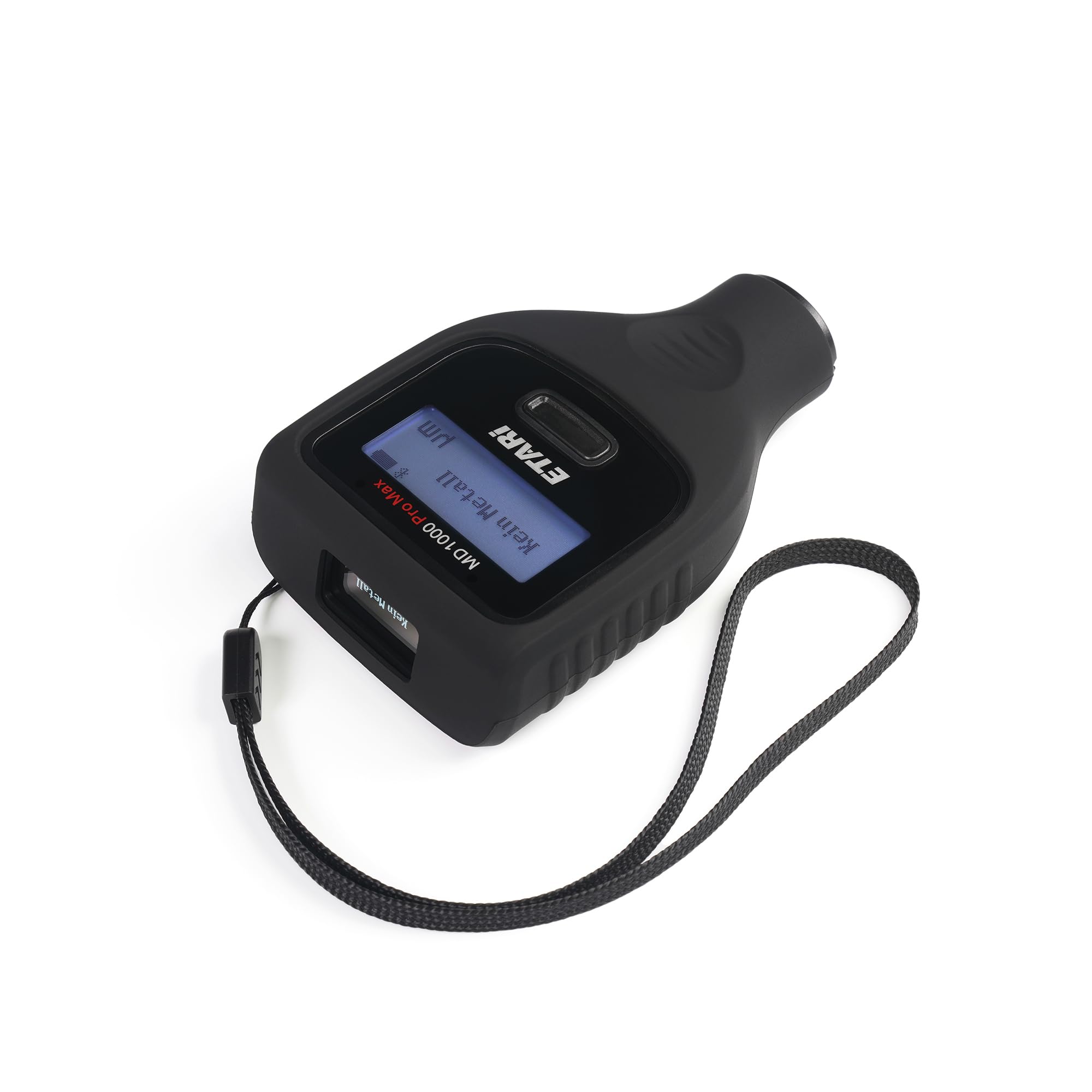 ETARI® MD 1000 Pro Max (Ferr & Non-Ferr), Profi Lack Schichtdickenmessgerät zur Lackdickenmessung am Auto bis zu 6000 μm, +3-farbige Displaybeleuchtung,+2 Displays (LCD und OLED) + kostenfreie App