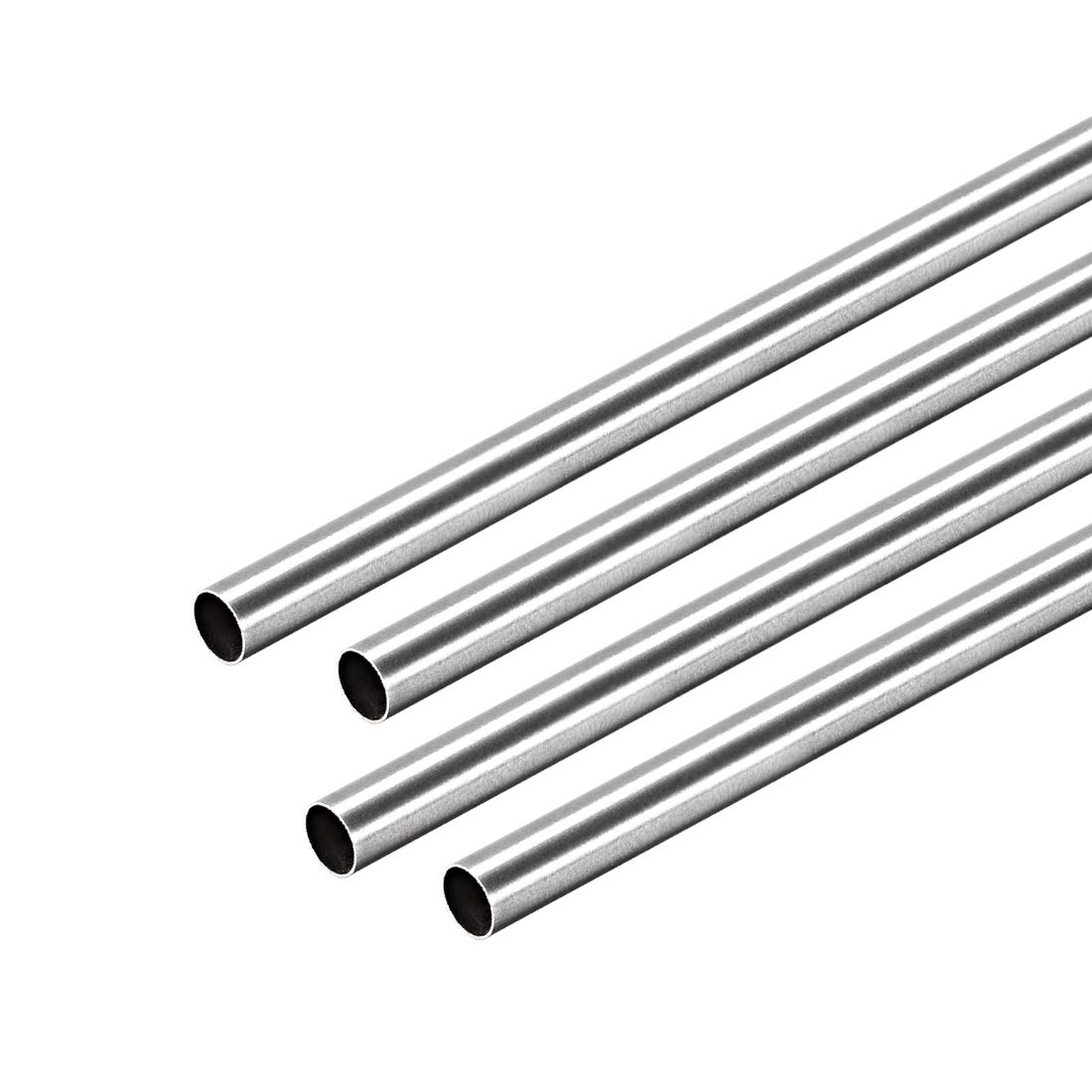QUARKZMAN 2x 304 Edelstahl Rohr – 3,5 Mm Ø, 0,2 Mm Wandstärke, 250 Mm Länge – Nahtlos, Poliert