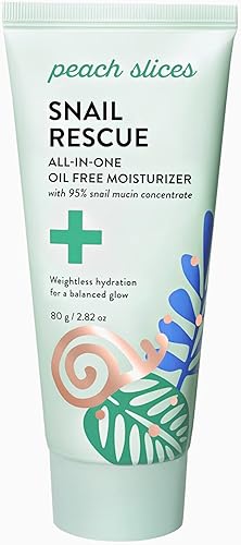 Miniatura 4 de Peach Slices Paquete de rescate de caracoles  Tónico para eliminar manchas, hidratante sin aceite y máscara de lavado  95% concentrado de mucina de