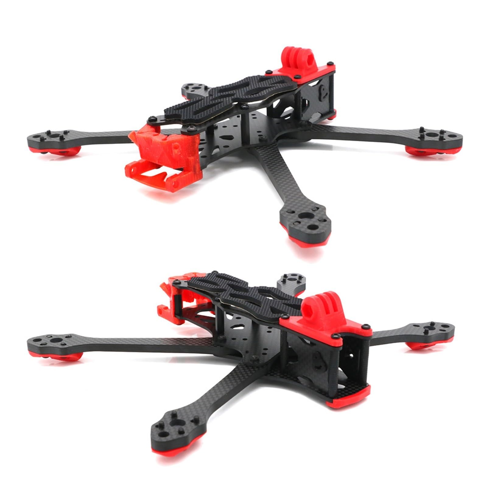 Kit telaio drone, braccio 5.5mm, passo 240mm | Kit telaio drone racing, fibra di carbonio, piastra sup. 2.0mm, inf. 2.5mm(With Print)