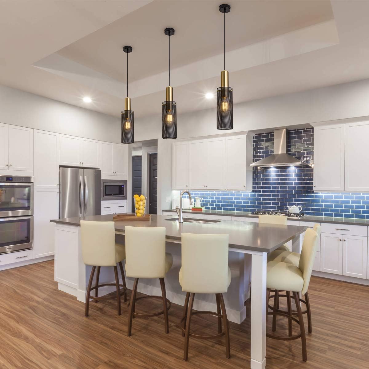 Suреr Brаndѕ Modern Black Pendant Lighting Set of 3, Gold and Blak Ceiling Pendant Lighting Fixture for for Kitchen Island Bedroom Living Room Dining Room Onе-Dау Sаlе: Uр tо 70% оƒƒ Modern Black Pendant Lighting Set of 3, Gold and Blak Ceiling Pendant Lighting Fixture for for Kitchen Island Bedroom Living Room Dining Room