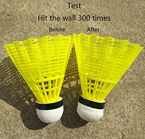 Badminton Shuttlecocks 12-Pack Nylon Shuttlecocks Birdies Balls High Speed Badminton Balls With Great Durability Stability Suitable For Indoor Outdoor Sports Training Tube Of 12 #TOP3