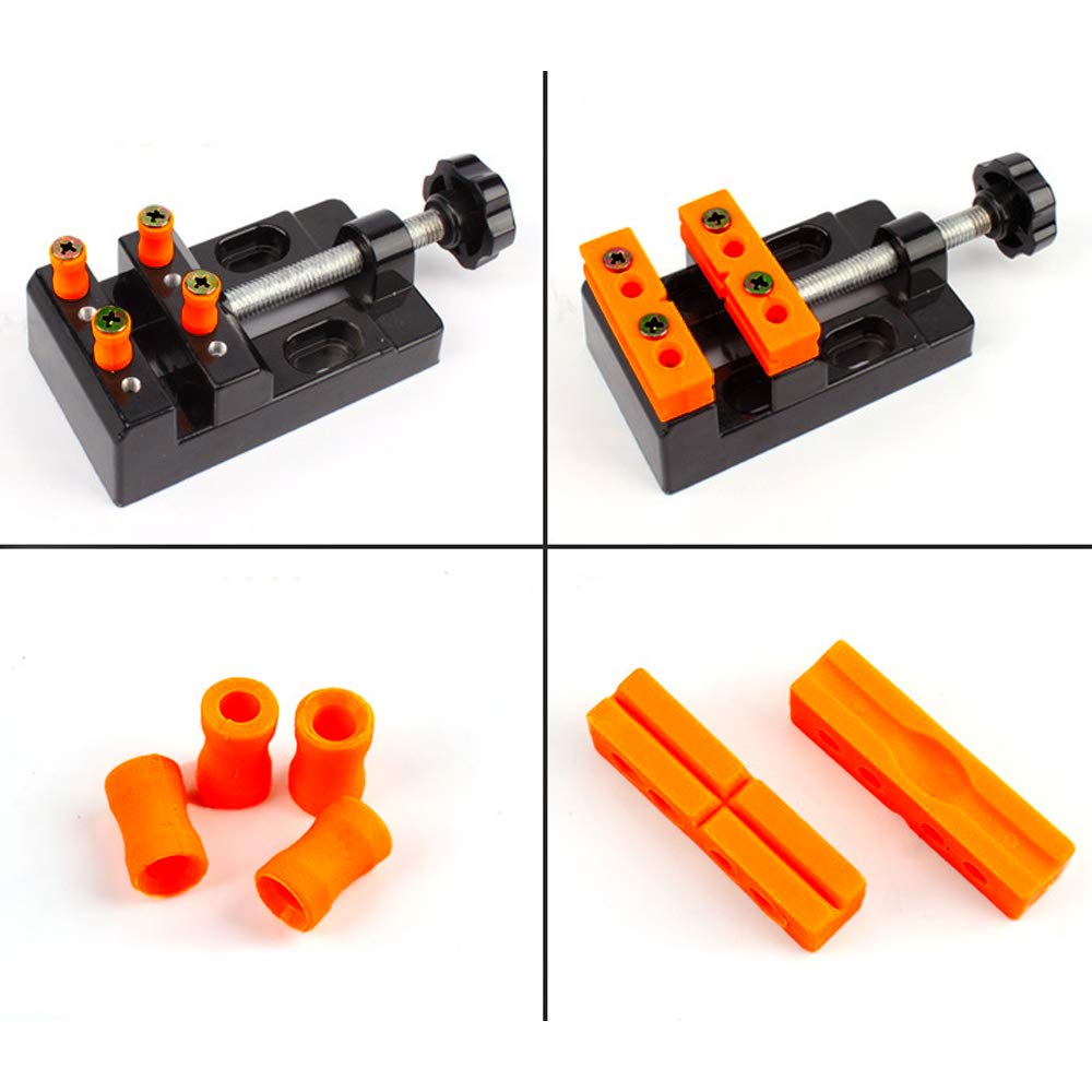 Mini Morsa Da Tavolo Bestgle Per Trapano, In Lega Di Alluminio, Apertura 0-5,5 Cm, Portatile Per Gioielli, Orologi, Modellismo E Hobbistica - 3
