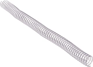 Kit com 80 Espirais Para Encadernação, Mares, 20 mm, Transparente, Para 120 Folhas, 9899