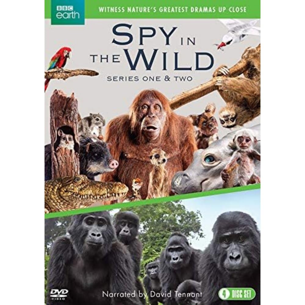 Spy in the Wild Complete Series 1 & 2 DVD 4-Disc BoxSet David Tennant UK VGC