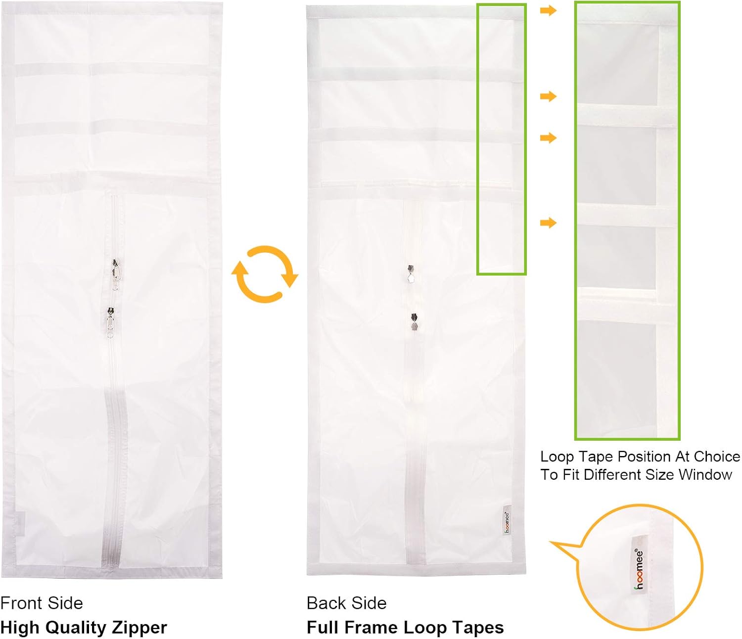 HOOMEE Airlock | Window Seal For Portable Air Conditioner, Flexible Size, Max 14x36 Inch.