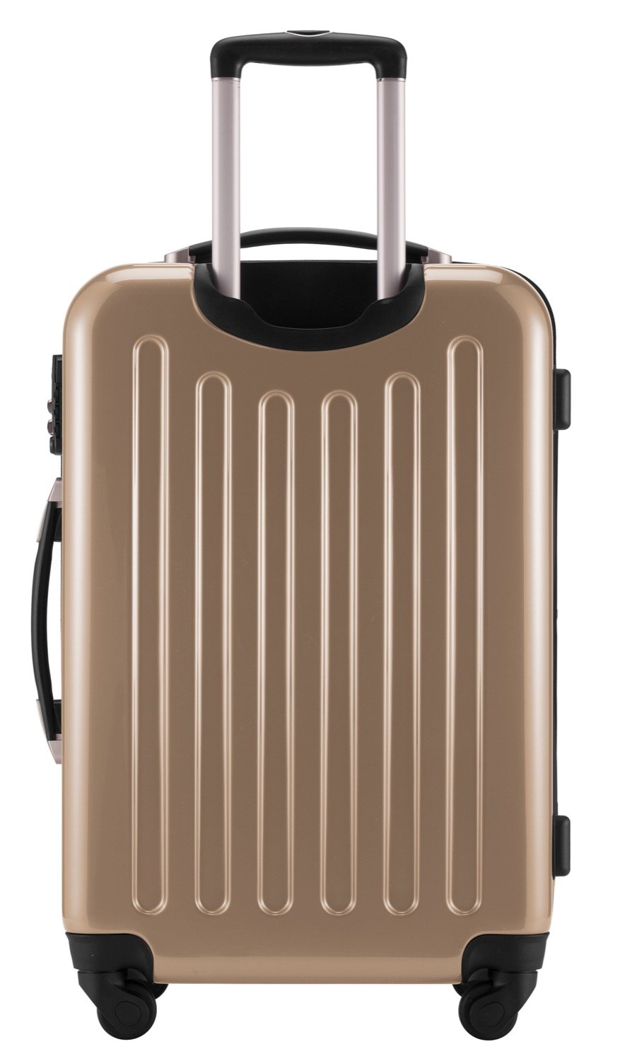 HAUPTSTADTKOFFER - Bagaglio a mano Rigida Alex, Taglia 55 cm, 42 Litri, Colore Champagne
