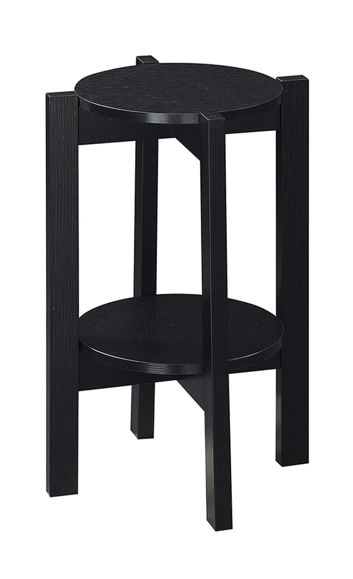 Convenience Concepts Newport Medium Plant Stand, Black