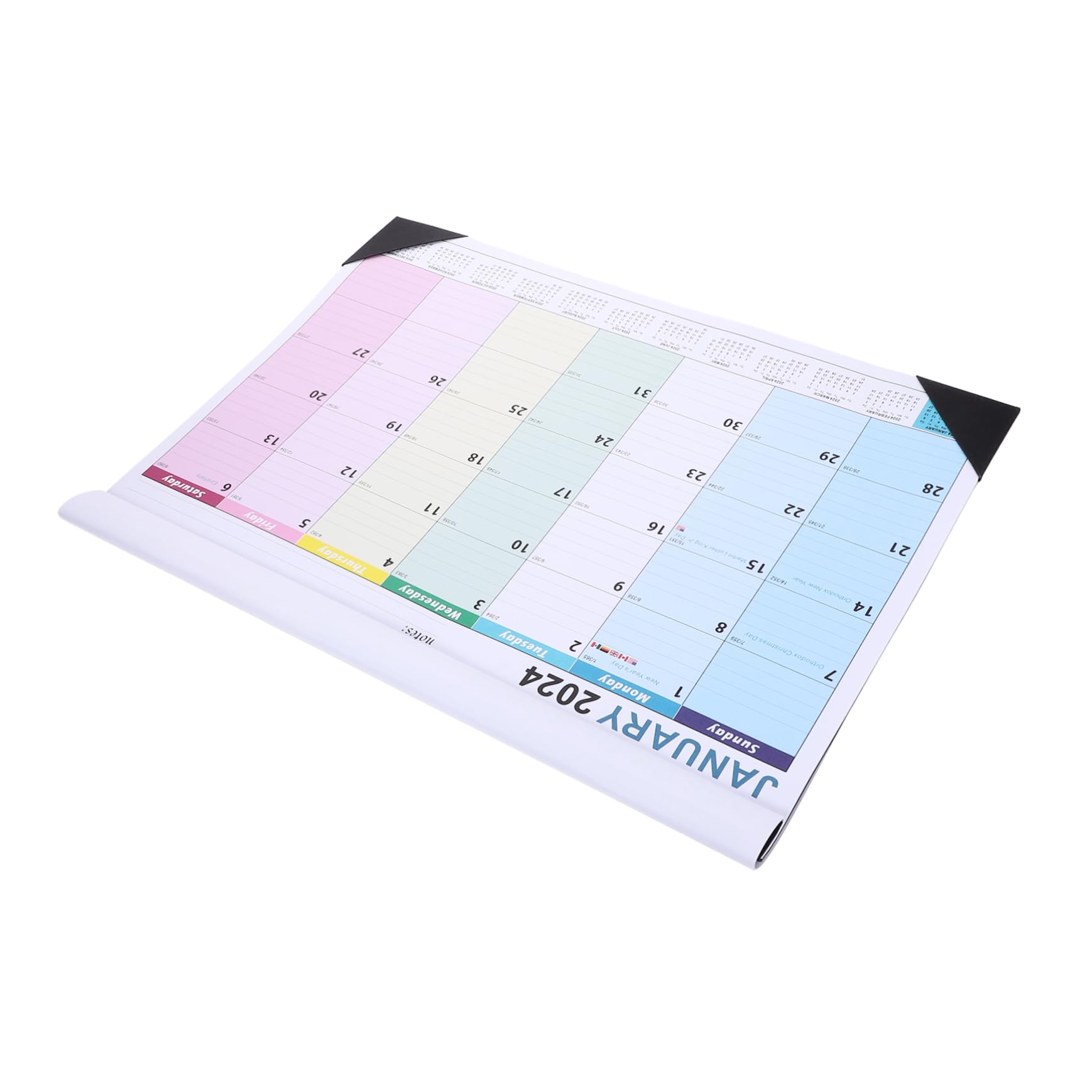VILLCASE 3stücke Monatlicher Wandkalender Hochwertigem Dickem Papier Für Büro Und Zuhause Europäischer Stil Monate Dekorativ Und Praktisch Planungsunterstützung