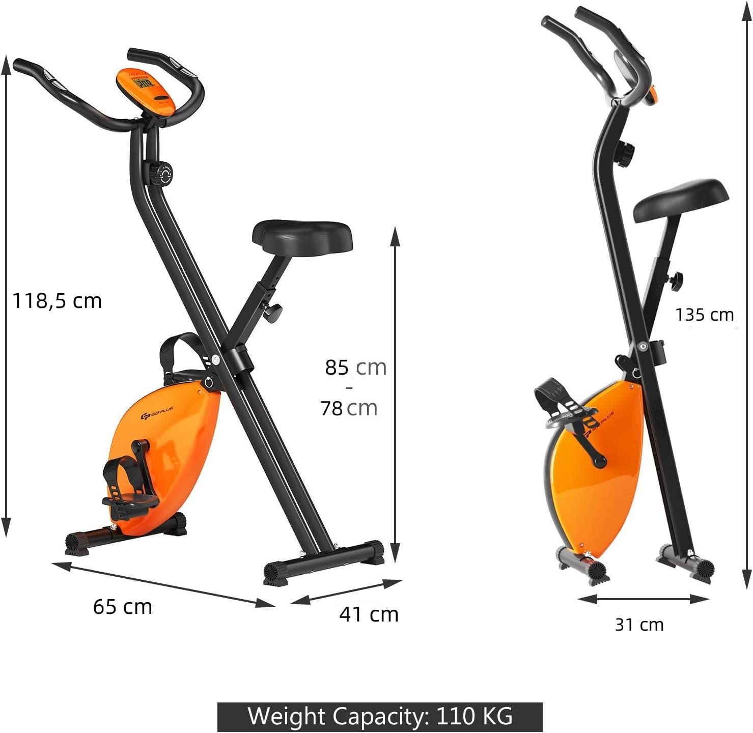 Produktbild von Fahrradtrainer 26-28 Zoll GOPLUS Fahrrad Rollentrainer Für 26-28 Zoll - Klappbar, Bis 100 Kg, Mit Vorderradstütze Ohne Magnetwiderstand