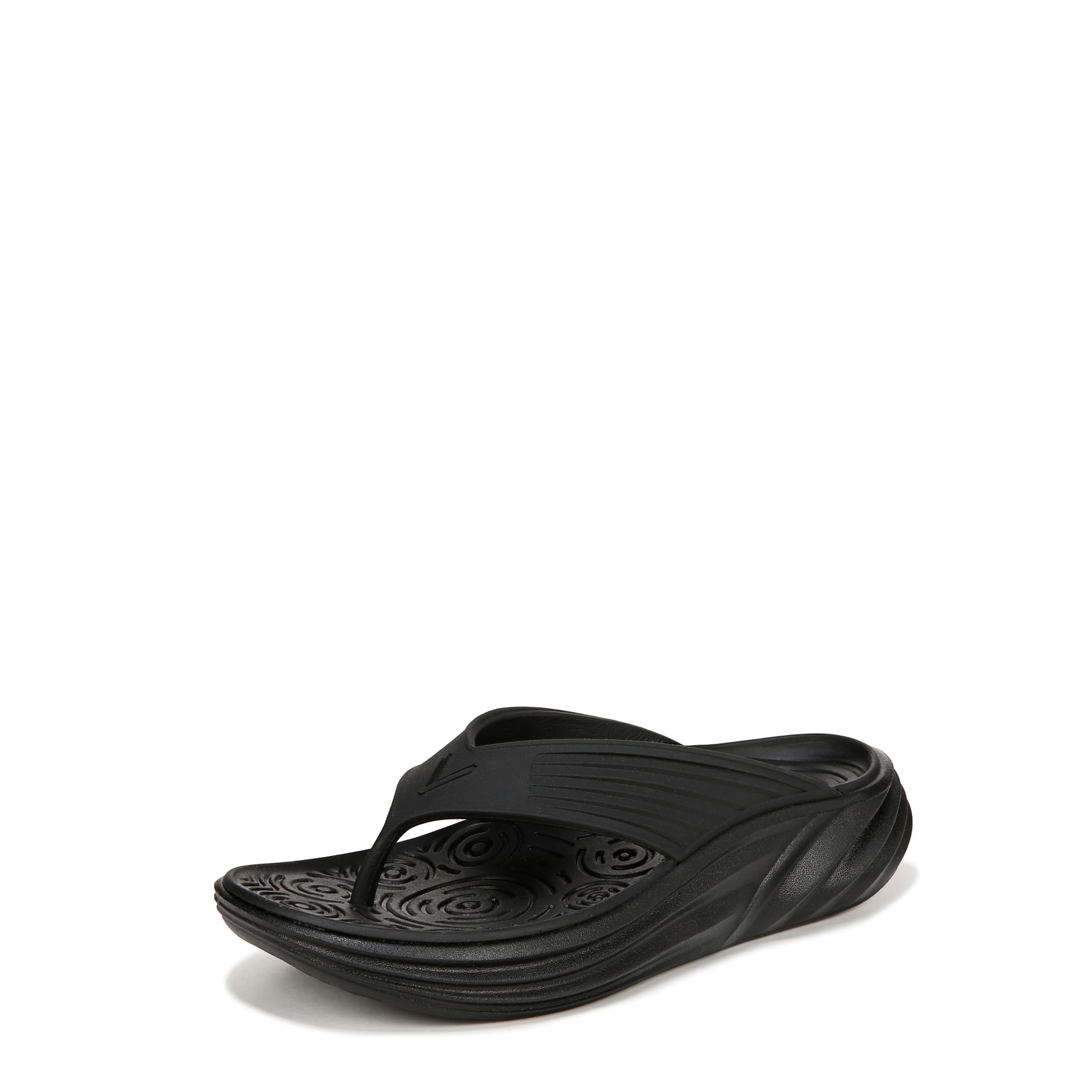 Vionic Women's Tide X Recovery Sandals in Black | Size: 5.5