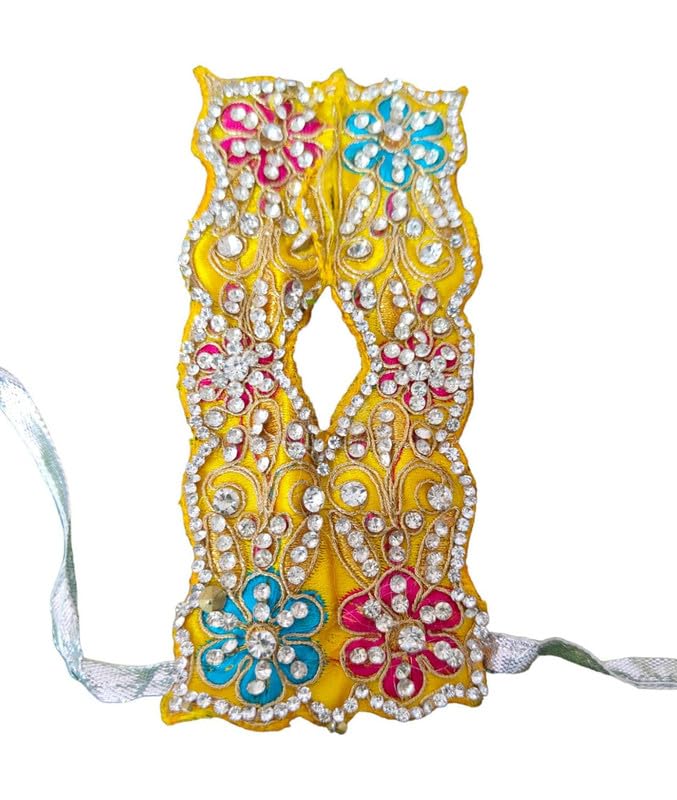 Image of Partish Laddu Gopal Heavy Janamashtmi Dress Size 5 l Ladoo Gopal Dress l Kanha Ji Poshak Size 1 2 4 5 6 (U)