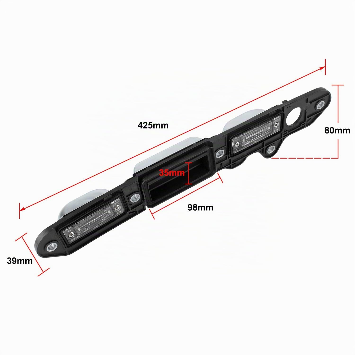 TD827574A / 1TD827574A Maniglione per Portellone Micro-Interruttore Maniglione Portellone Manubrio Portatarga Luce Targa per Golf Plus, Versione Jetta V EU, Touran, Passat B6 Wagon.