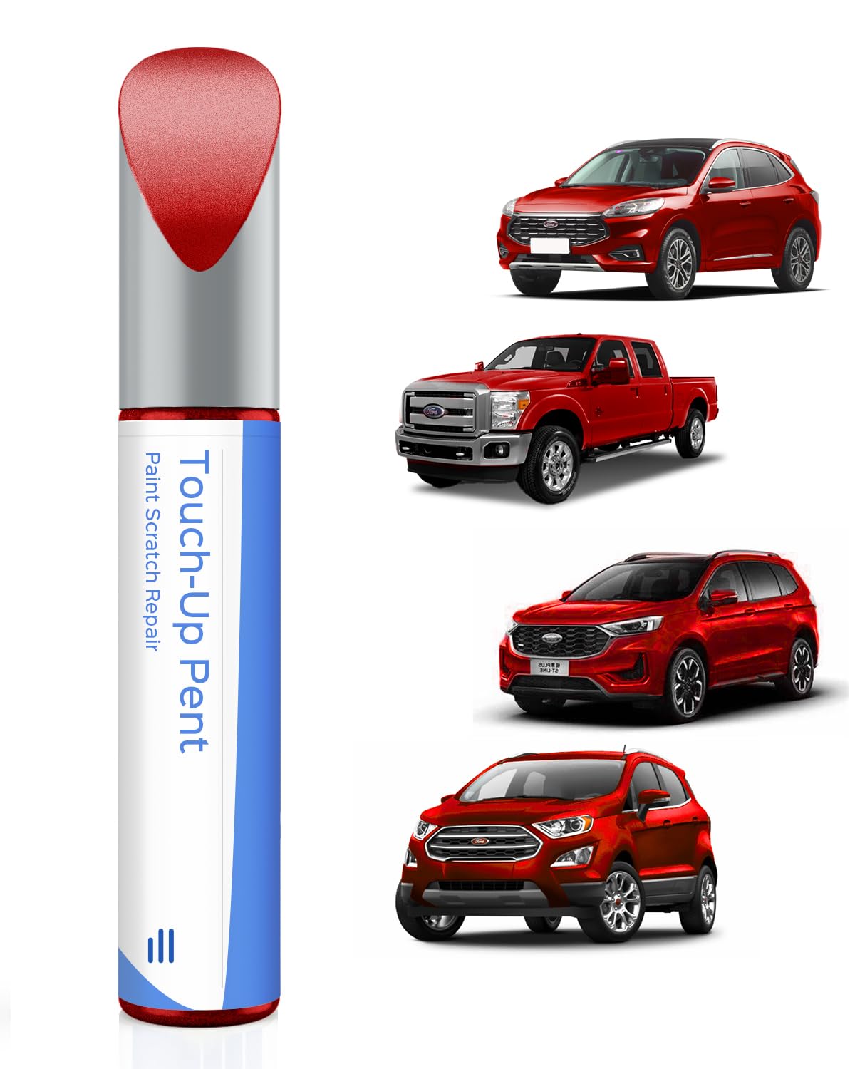 PQ Race Red Touch-Up Paint Compatible with Ford Exact Match for Chips and Scratches