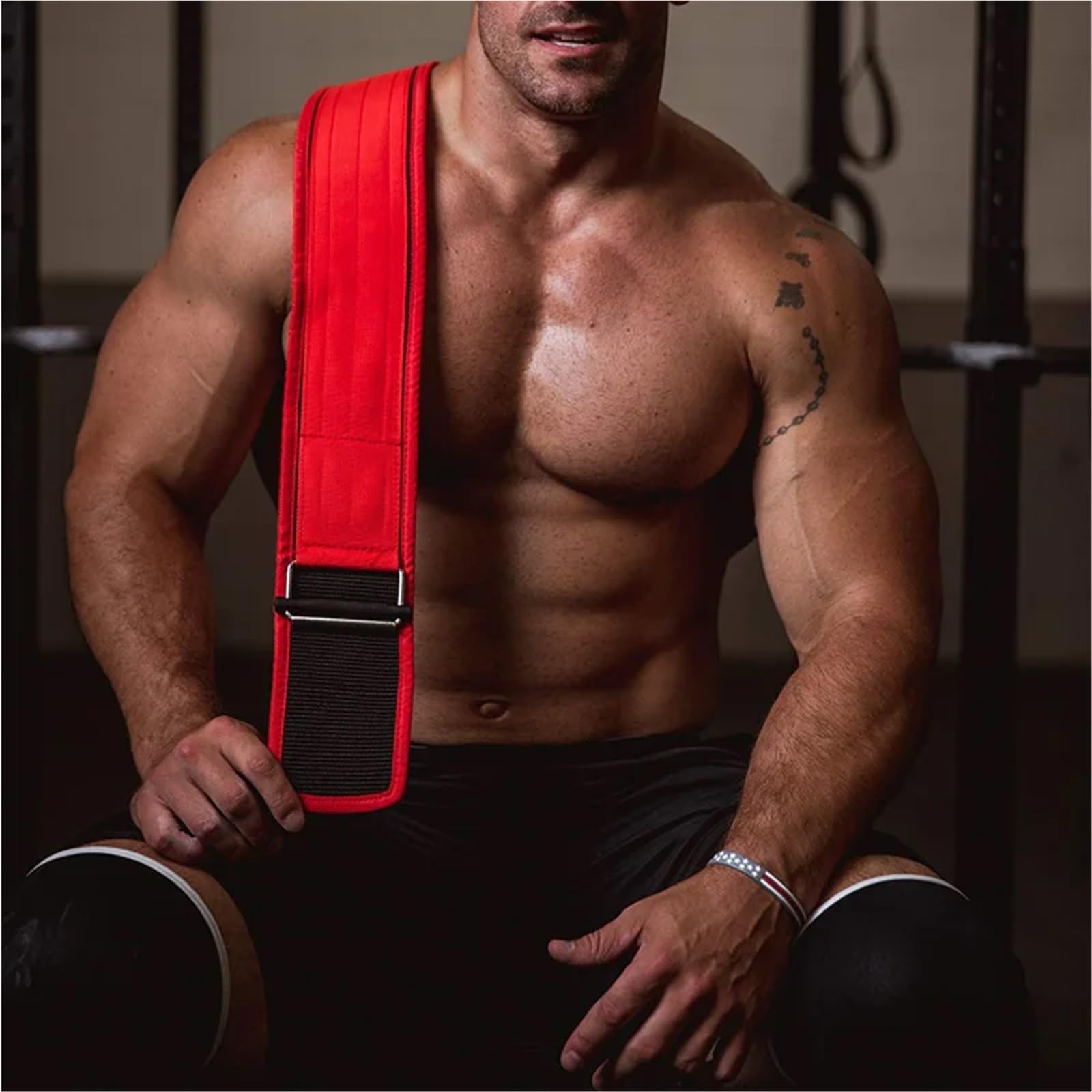 Klamra samoblokująca pas do podnoszenia ciężarów fitness regulowane nylonowe paski treningowe na siłownię martwy ciąg, kucanie, podnoszenie pleców