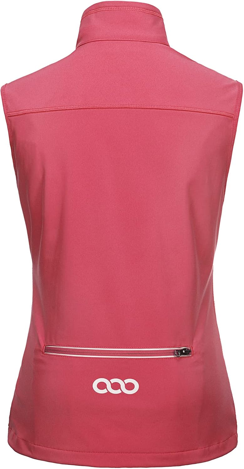 33,000ft Women's Lightweight Running Vest Outerwear with Pockets, Windproof Sleeveless Jacket for Golf Hiking Travel - Image 3