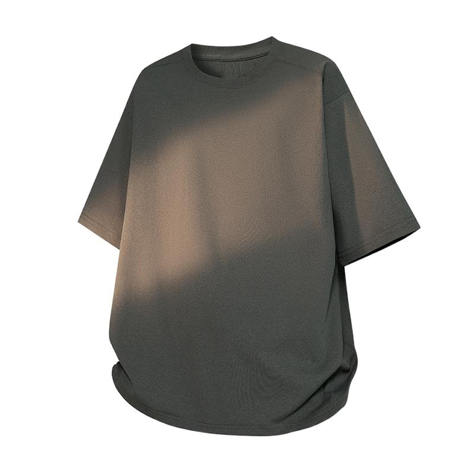 Herren T-Shirt Sommer Locker Atmungsaktiv Dünn Kurzarm Oberteil