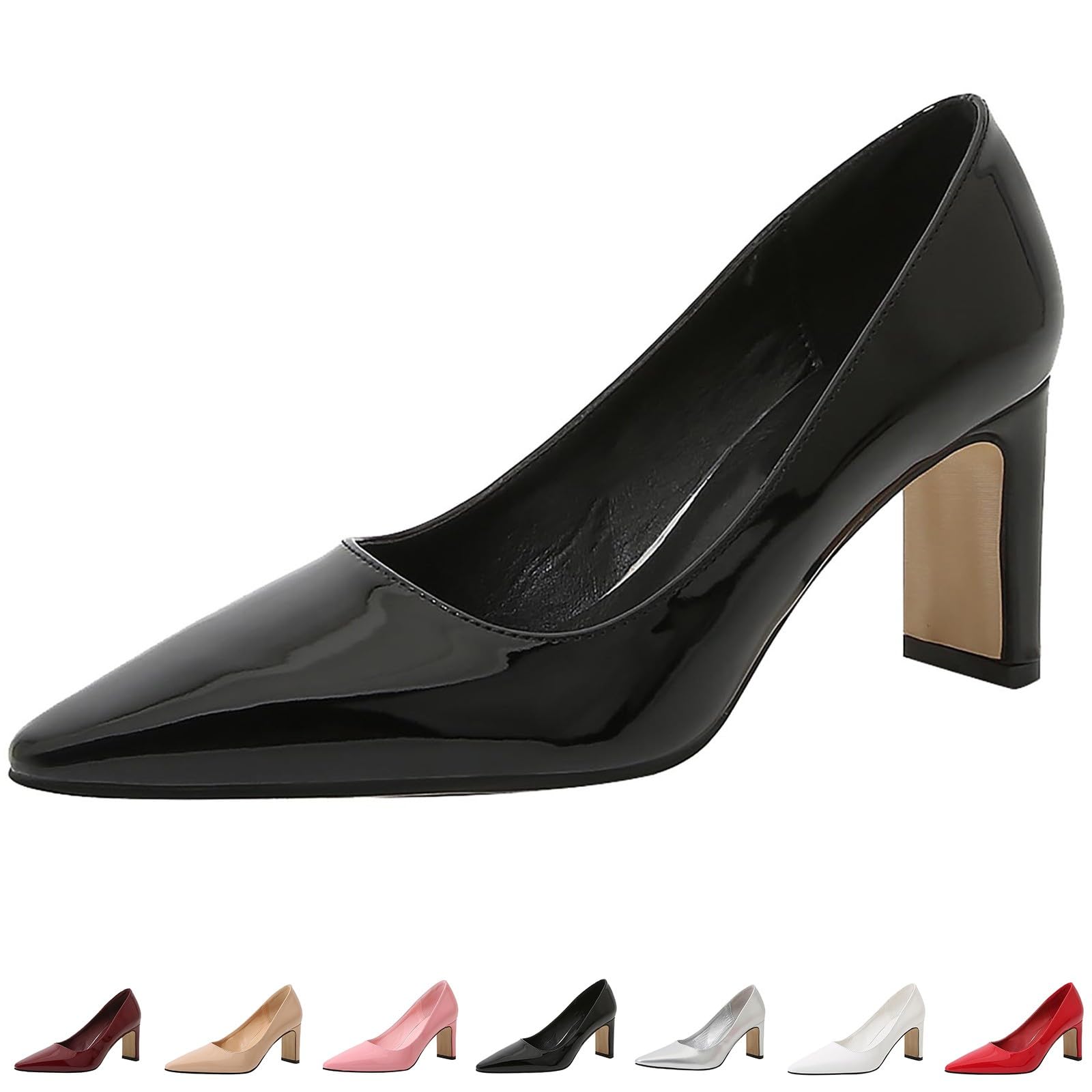 Pumps - Zapatos de tacón para mujer, tacón alto, elegantes y puntiagudos