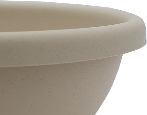 Miniatura 7 de The HC Companies Maceta de jardín grande de 20 pulgadas, maceta poco profunda con tapón de drenaje para flores de interior y exterior, hierbas,