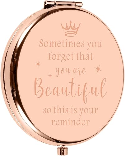 Miniatura 1 de Regalos para el día de San Valentín para mujer maquillaje compacto espejo regalos para mujeres niñas hermanas hija mamá amigas esposa ella