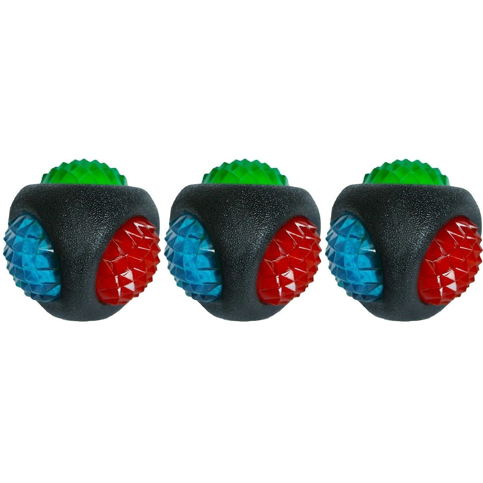 Jolly Doggy Catch & Flash Ball 7cm (Pack of 3)