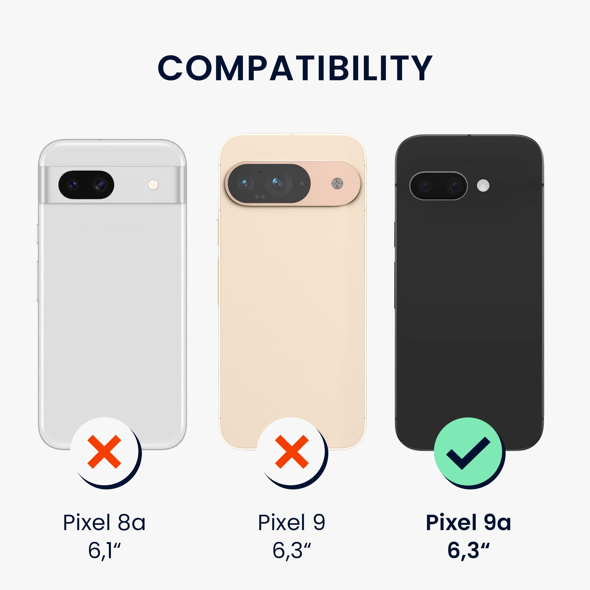Google Pixel 9a ＋ ケース Amazon.com: kwmobile Case Compatible with Google Pixel 9a Case