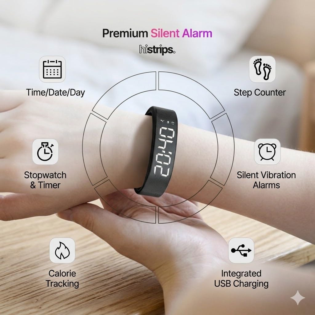 AILISK Histrips Onyx Vibration Alarm(Black *1)