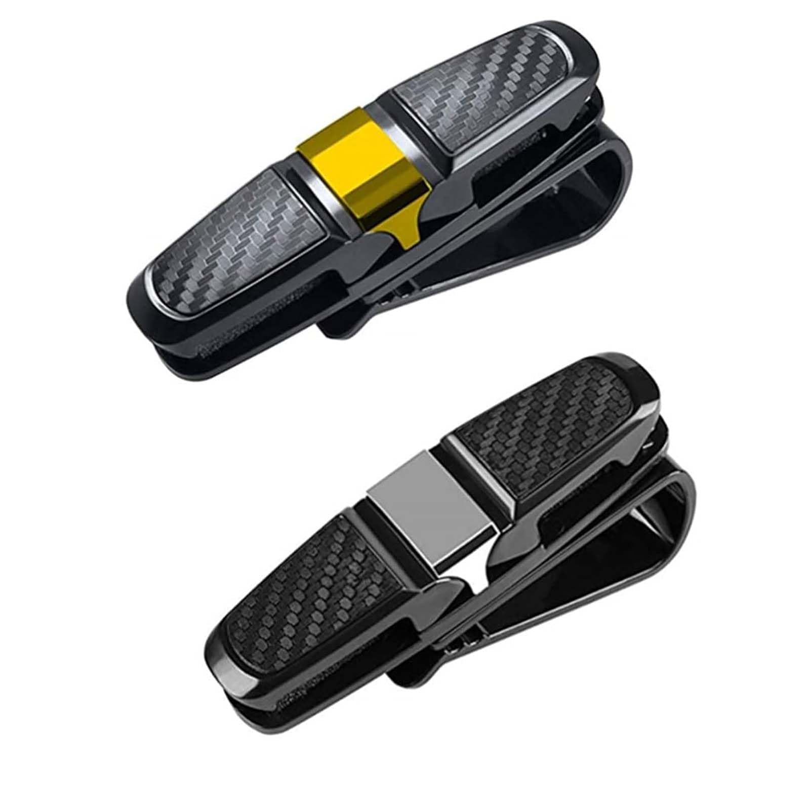 2 PCS Car Sunglasses Holder,Car Organiser for Sun Visor, Sunglass Holder for Car with Secure Clip, Ideal for Glasses, Cards, and Bills, Perfect for Long Drives and Sunny Days-image-23