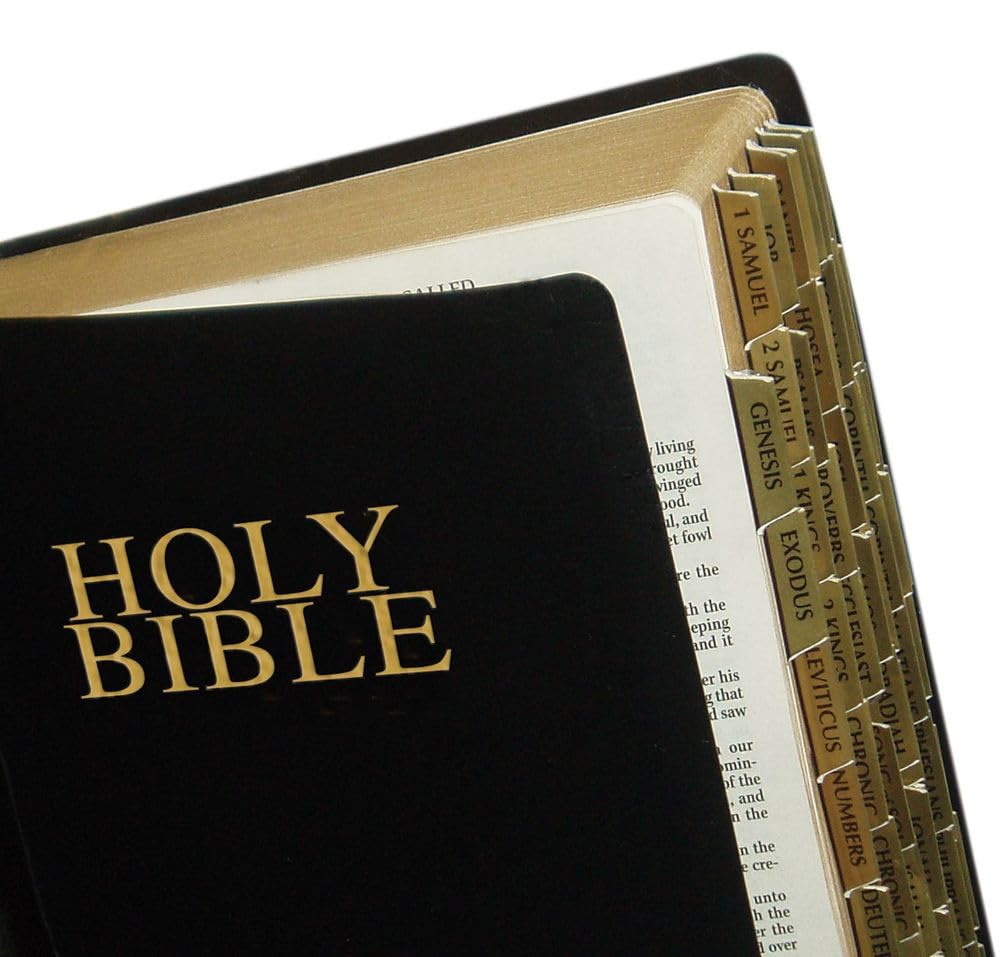Bible Tabs - Solid Gold - Old & New Inc Catholic Books: Bible Indexing Tabs (Classic Tabs)