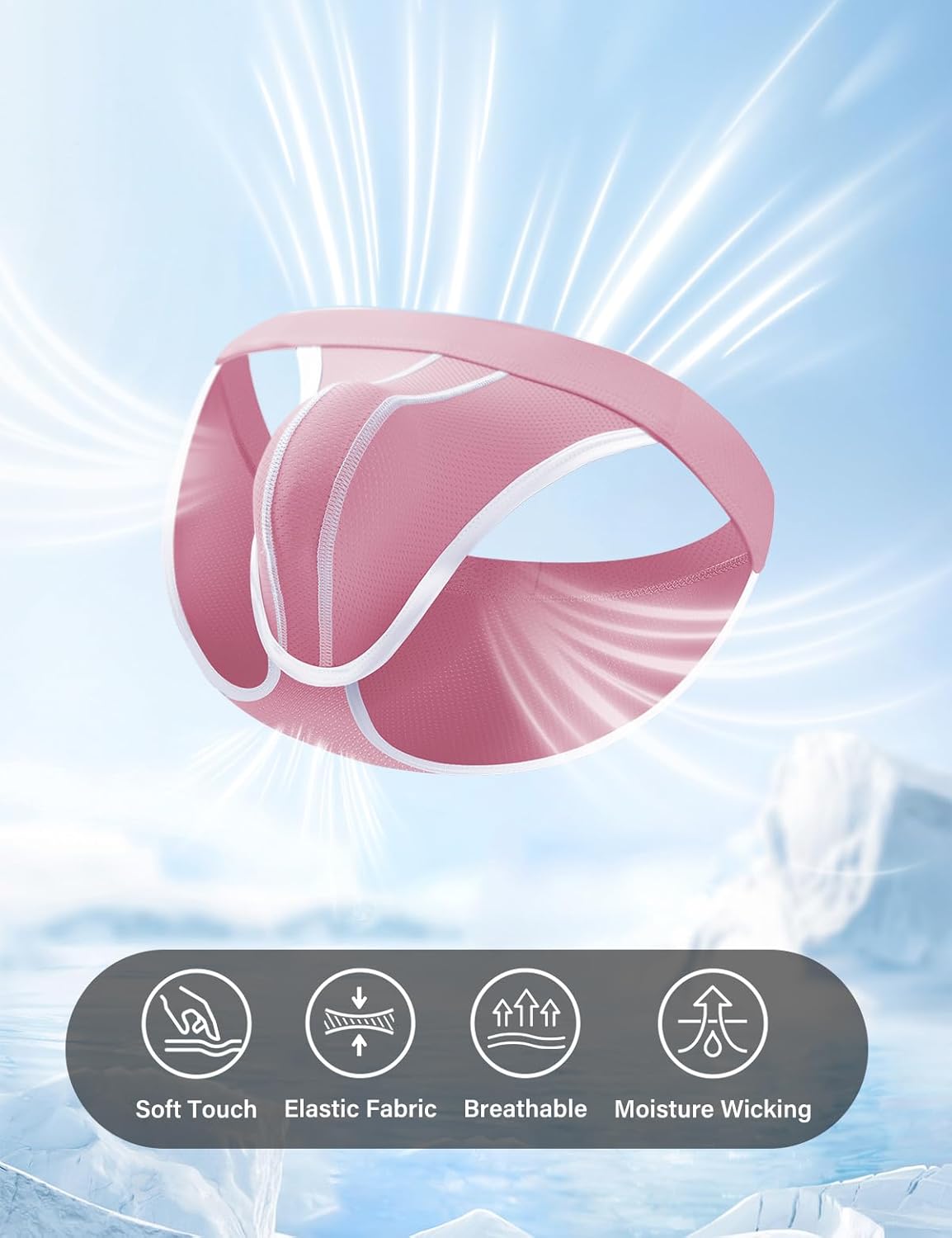 Arjen Kroos Mens Briefs Mesh Men's Underwear Low Rise Waist Sexy Sports Underwear - Image 3