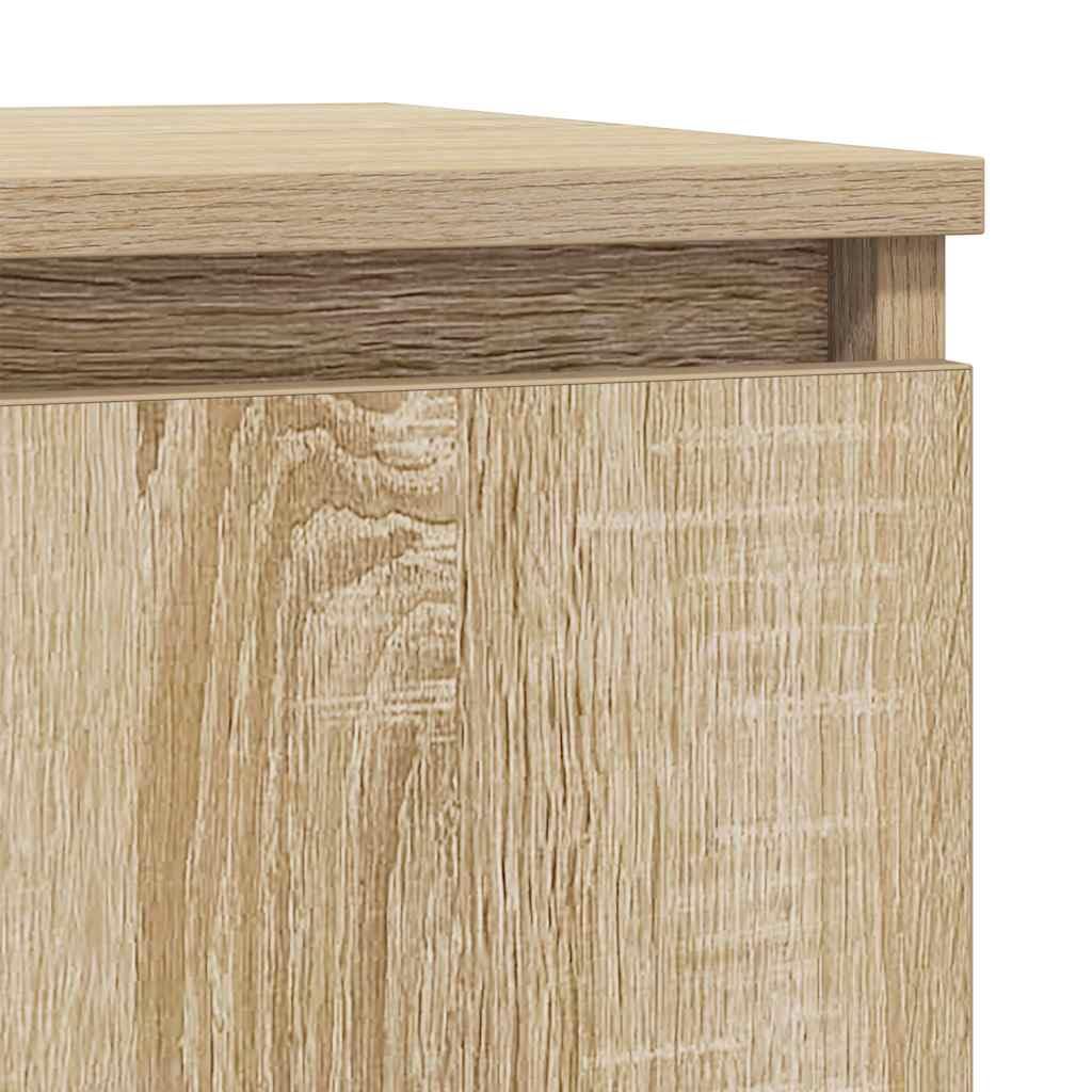 vidaXL Credenza Rovere Sonoma 29,5x34x76 cm in Legno Multistrato, armadietto, credenza, Armadio da corridoio, Buffet, Armadio da Cucina