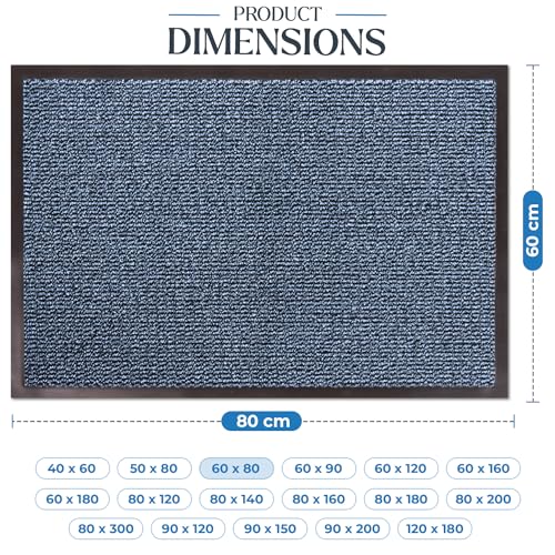 FB FunkyBuys Washable Door Mats Indoor & Outdoor, Non-Slippery Heavy Duty Doormats Indoor, Highly Absorptive Rubber Door Mat - Image 3