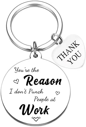 Best Coworker Keychain Gifts for Women - Work Bestie Key Chain You’re ...