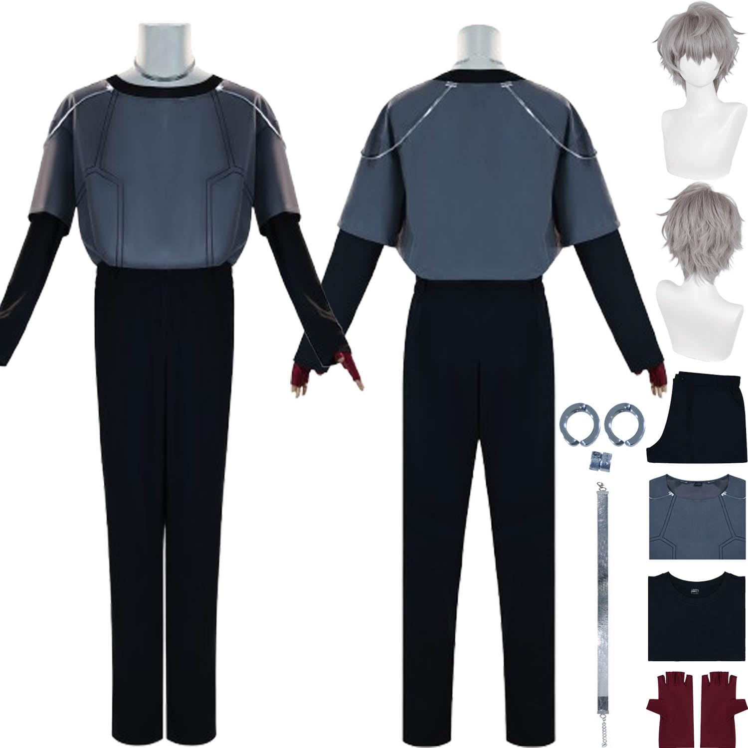 Anime Personnage Till Cosplay Costume Tenue Alien Stage Mizi Hyuna Luka Jeu de Rôle Uniforme Ensemble Complet Halloween Fête Carnaval Habiller avec Perruque pour Hommes