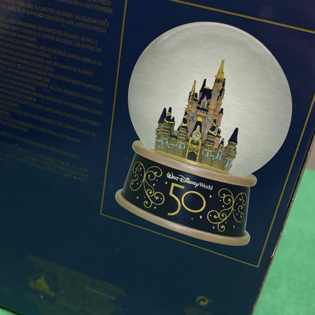 WDW 50周年 ディズニー スノードーム シンデレラ城 限定