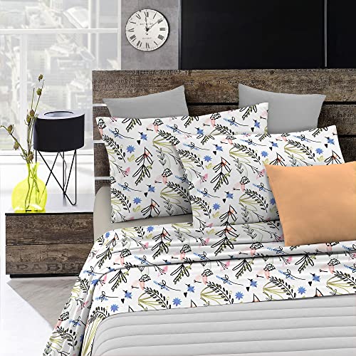 MB HOME ITALY “Fantasy” Bed Sheets Set, Double, Provenza