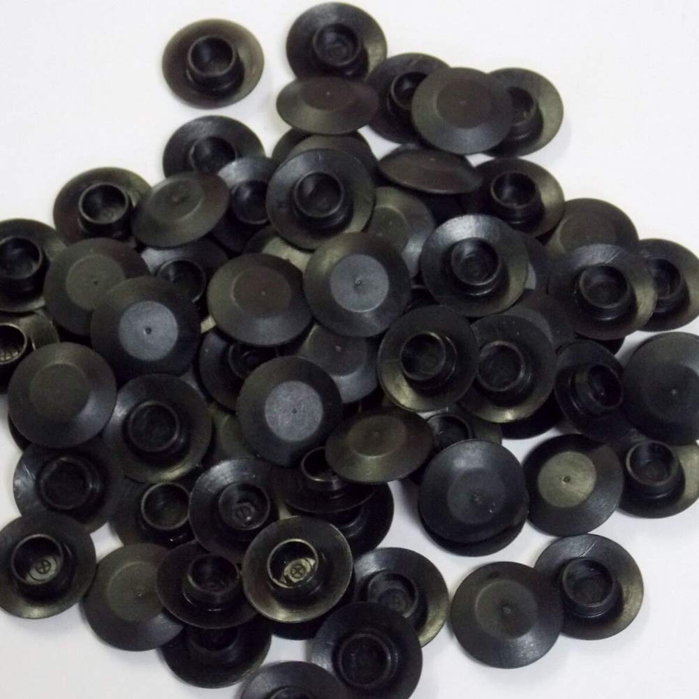 Pack Of 200) 1" - (1.00 Inch) Black Rubber Plugs | For Flush Mount Body And Sheet Metal Holes. Ergonomic Button Plugs With Flush-Type Heads | Made In USA By CAPLUGS - Foto 9