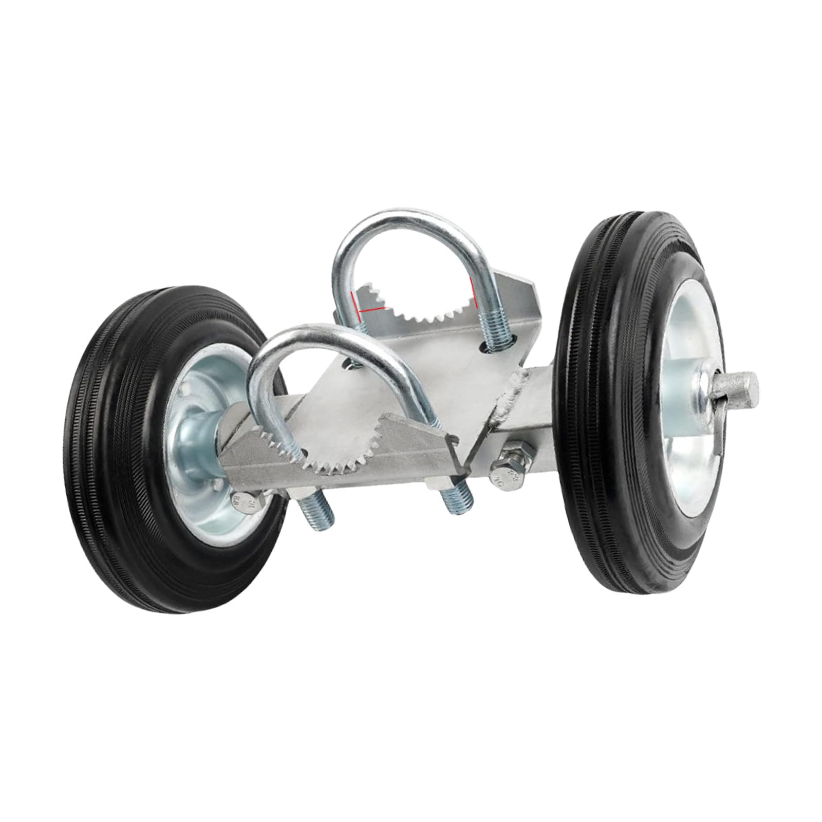 Kalttoy Multicolor Gauges Metal Gate Casters Wheel With Rubber Roller Fit 2Inch Pipe And Metal Frame Gate Easy Installion Designs Swing Sliding Helper Wheel