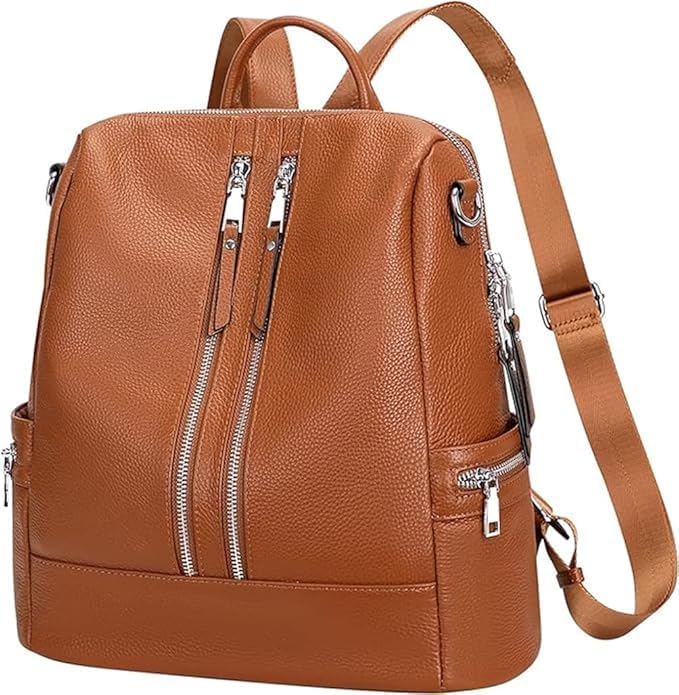 alice Bags & Backpacks, Leather Backpack for women, College handbag & Purse, Travel backpack, Crossbody Laptop Bags, Office Backpack, Daypacks, Rakhi Gift for Women & Girls(tan)-picture-32