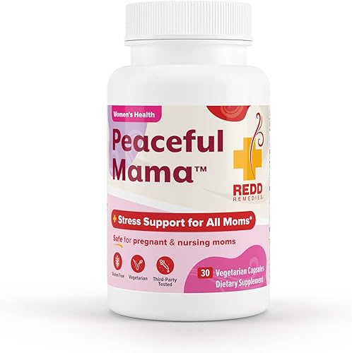 Peaceful Mama, suplemento para aliviar el estrés de las mujeres, apoyo al estado de ánimo para madres, 30 cápsulas