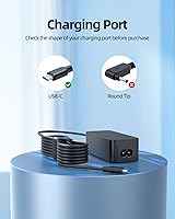 Vista 3 de Cargador de portátil USB C de 45 W apto para Lenovo Chromebook Cable adaptador de fuente de alimentación