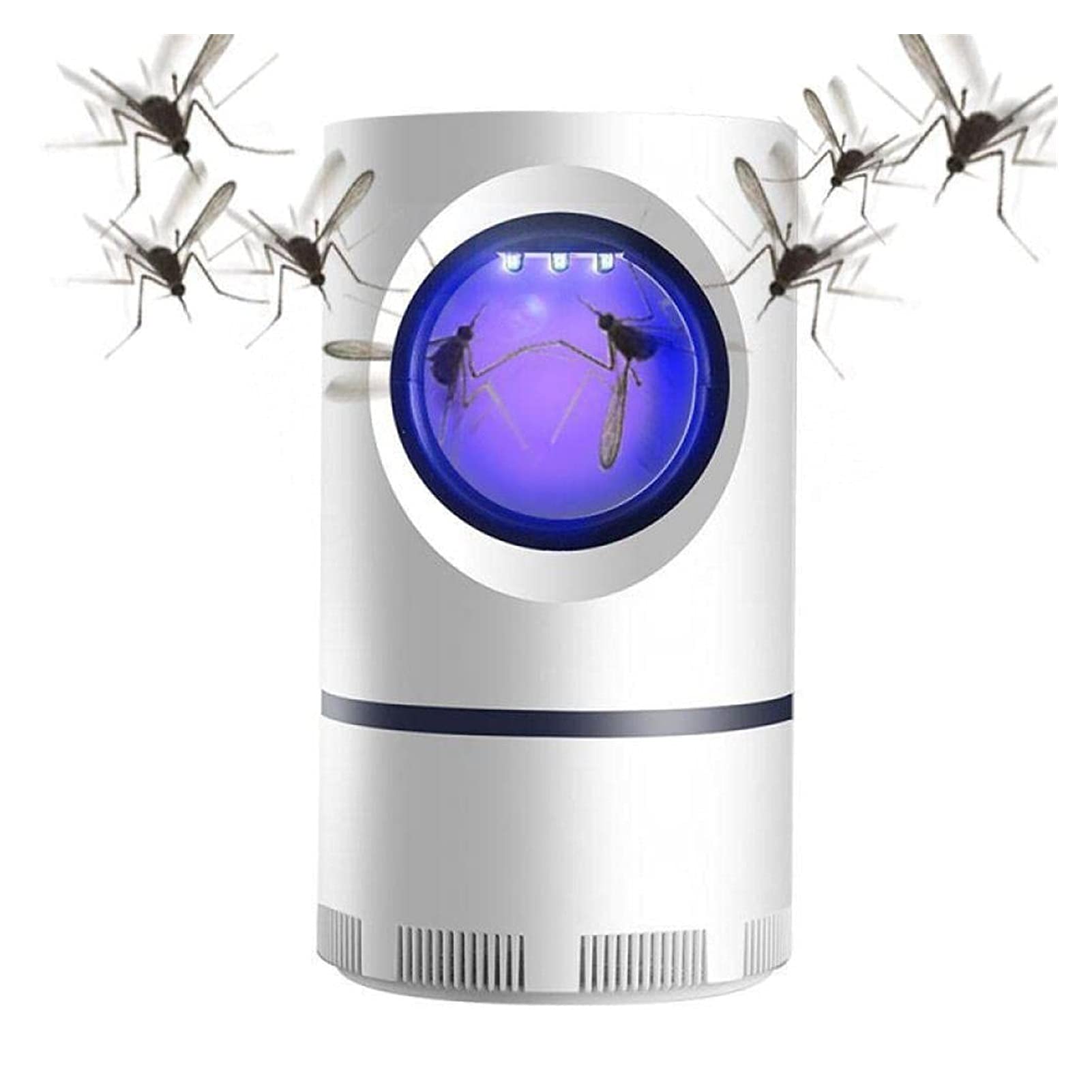 Lámpara antimosquitos UV, luz Nocturna USB, Trampa para Insectos LED, Repelente de Mosquitos Radiante para habitación Interior, Dormitorio y Repelente de Insectos al Aire Libre