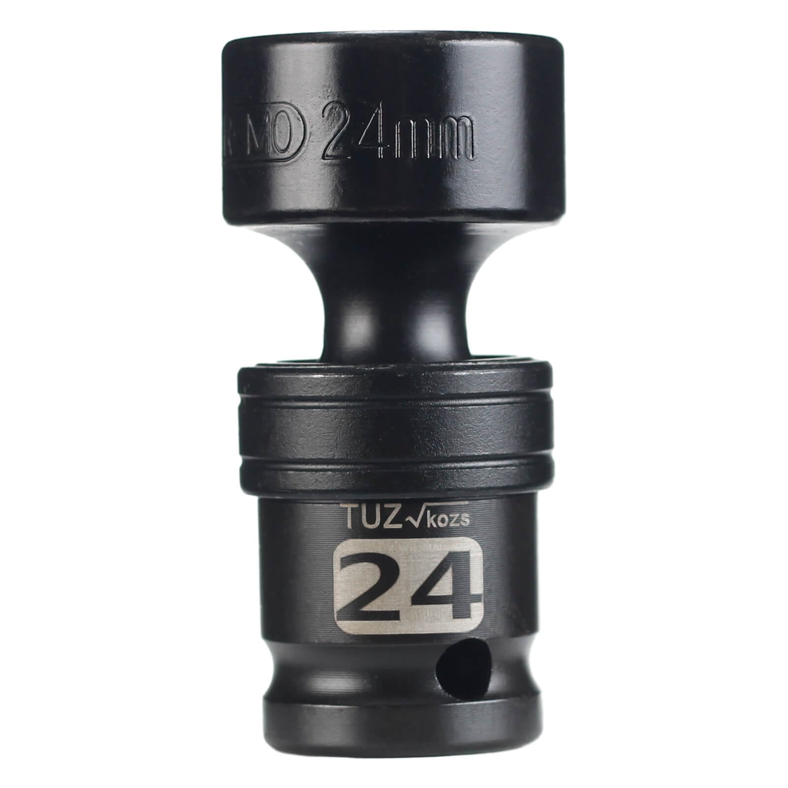 1/2" Universal Joint Socket.1/2-Inch Drive Shallow Impact Universal Joint Swivel Socket.Chrome Molybdenum Steel.6 Point, Metric 24mm