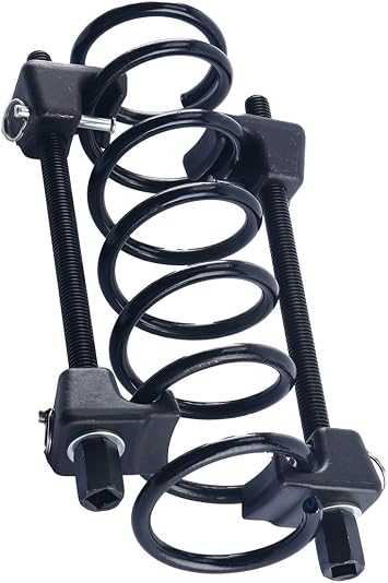 Strut Spring Compressor Tool, 2pcs Coil Spring Compressor Tool, 1/2 Square Drive Strut Compressor for Car Truck