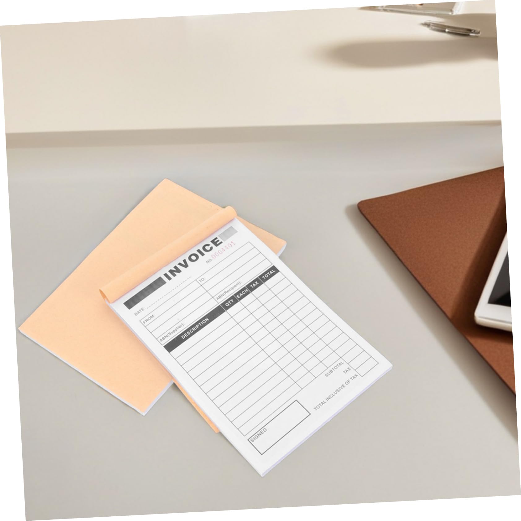 LOORGVEL 2 Pièces Carnet De Factures Triple Pour Petites Entreprises